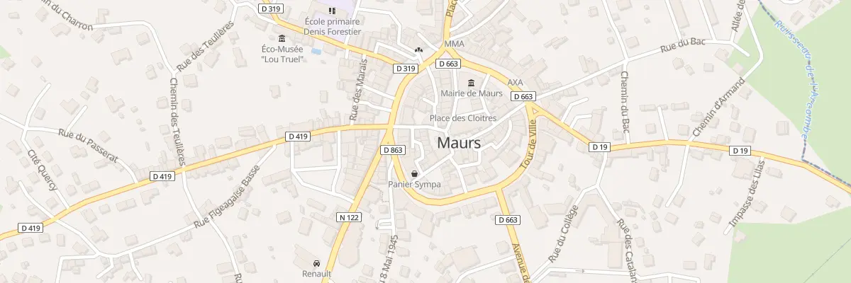 Plan du 6B Rue du Temple à Maurs