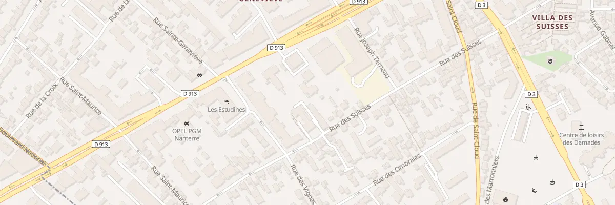 Plan du 31 Av du Maréchal Joffre à Nanterre