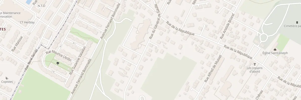 Plan du 196 Rue du General de Gaulle à Montigny-lès-Cormeilles