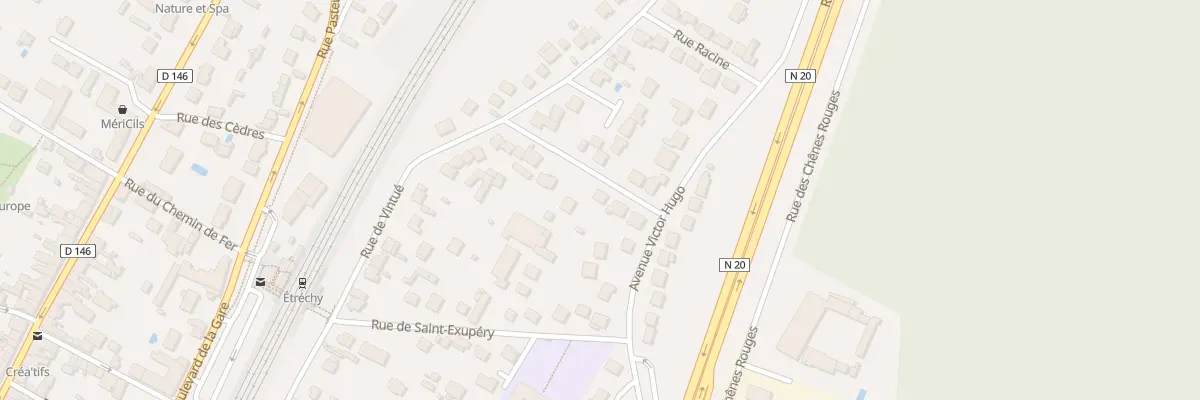 Plan du 40 Rue de Vintué à Étréchy