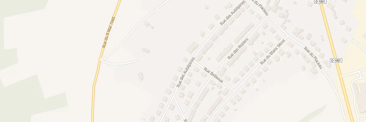 Plan du 22 Rue des Aubépines à Sainte-Geneviève