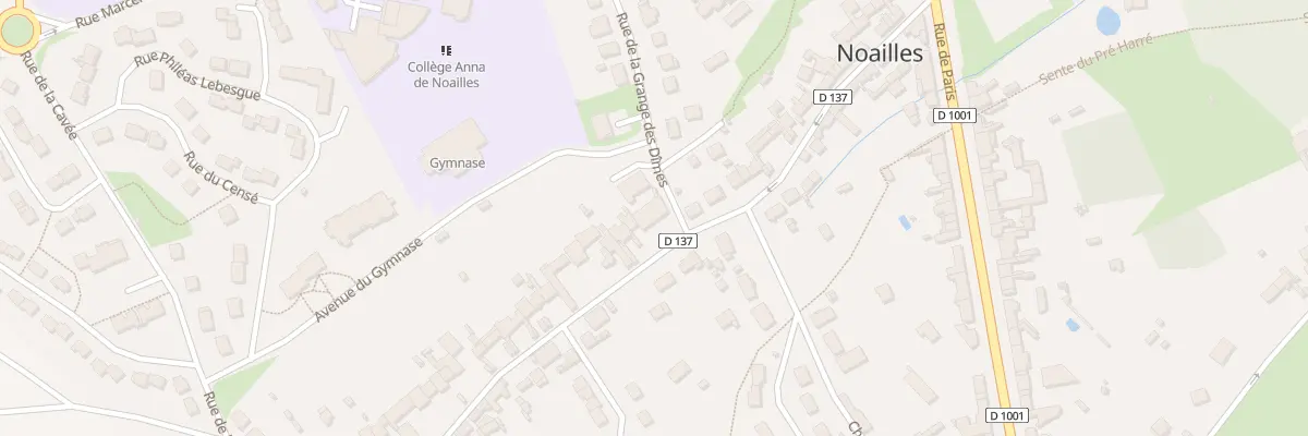 Plan du 36 Rue de Boncourt à Noailles