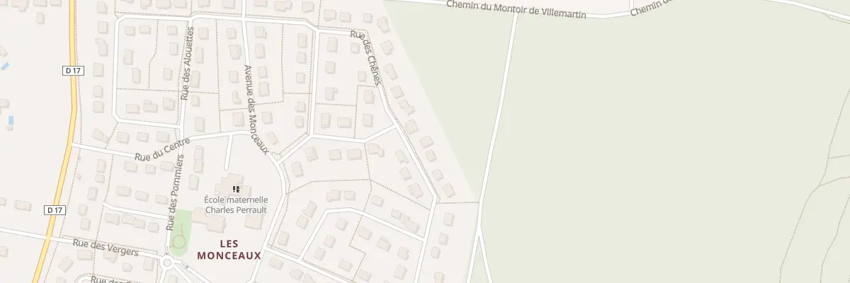 Plan du 28 Rue de l’Orée du Bois à Morigny-Champigny