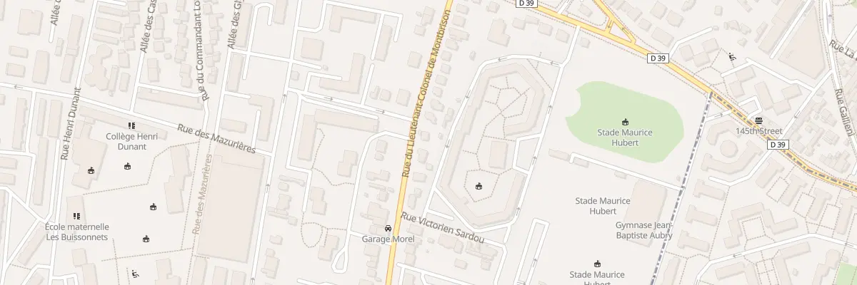 Plan du 23 Rue Lt Col de Montbrison à Rueil-Malmaison