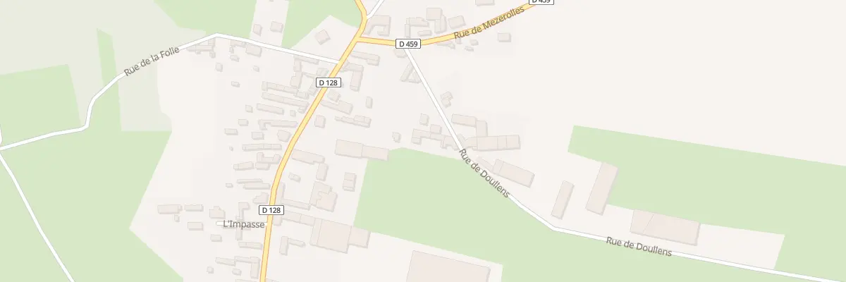 Plan du 6 Rue de Doullens au Meillard