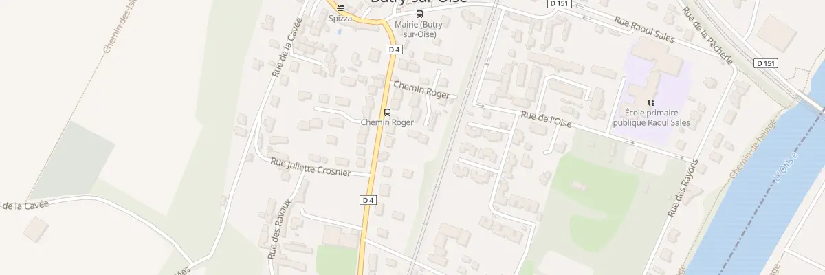Plan du 7 Che Roger à Butry-sur-Oise