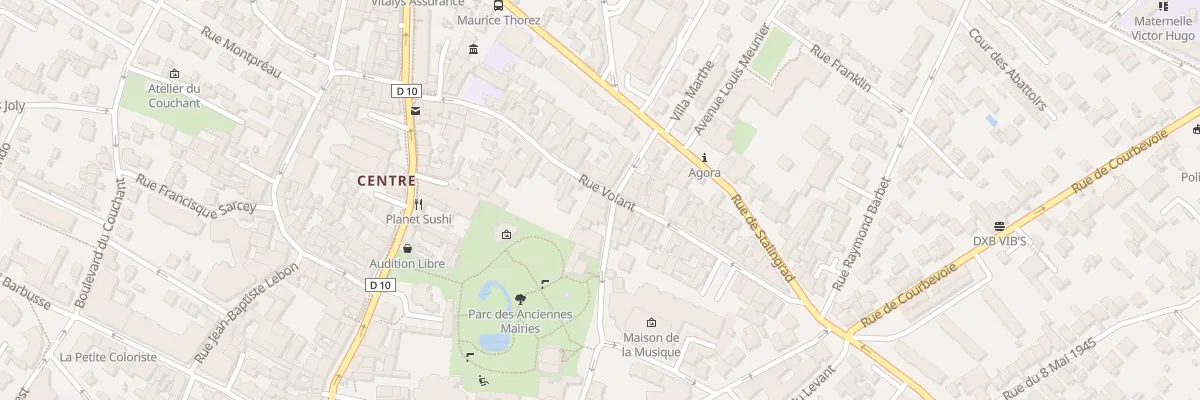 Plan du 33 Rue Volant à Nanterre