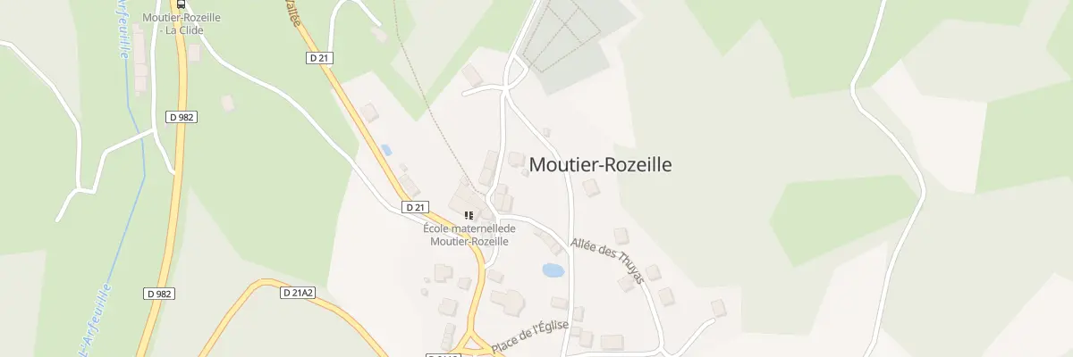 Plan du 3 Che de la Conchette à Moutier-Rozeille