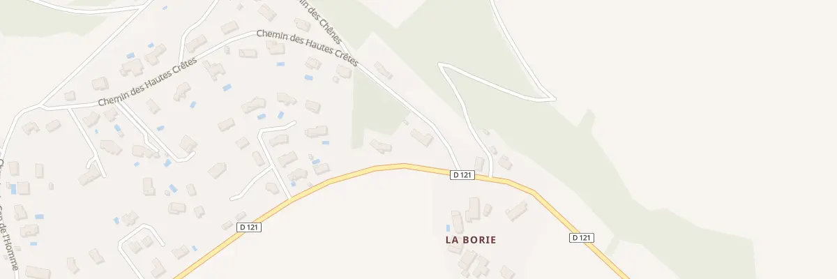 Plan du 40 Che des Chênes à Puygouzon
