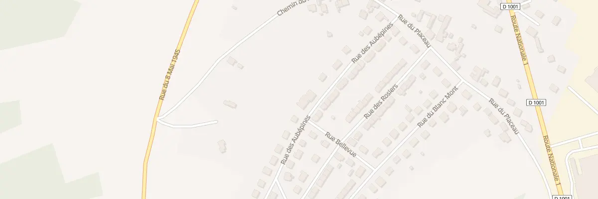 Plan du 26 Rue des Aubépines à Sainte-Geneviève
