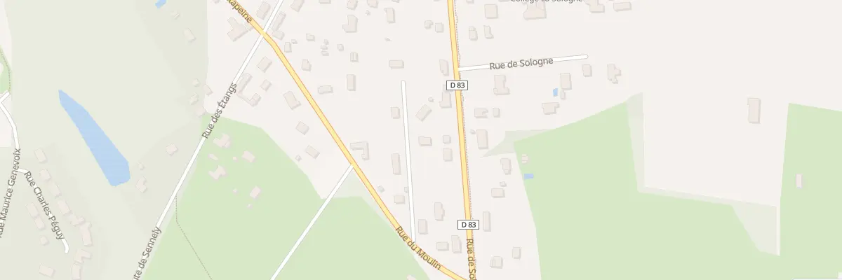 Plan du 48 Rue de Sologne à Tigy
