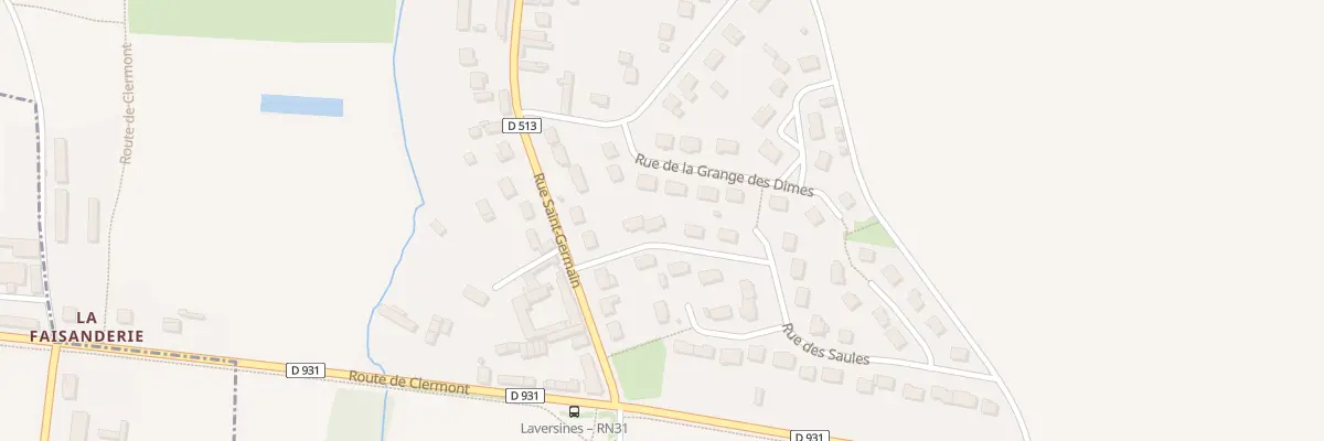 Plan du 3 Rue des Saules à Laversines