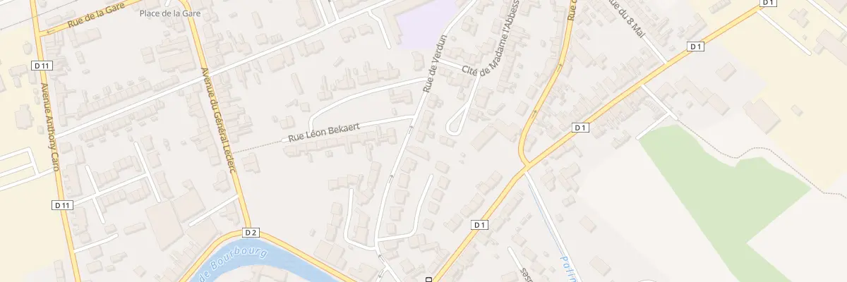 Plan du 8 Rue de Verdun à Bourbourg