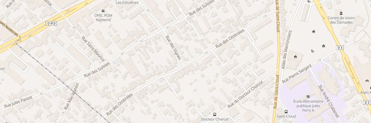 Plan du 249 Rue des Vignes à Nanterre