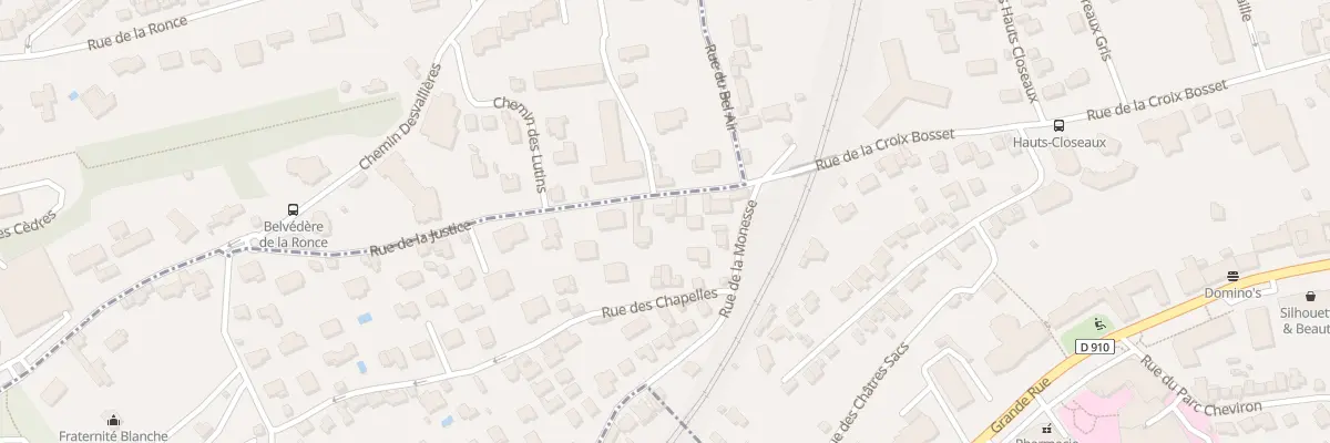Plan du 24 Rue de la Justice à Sèvres