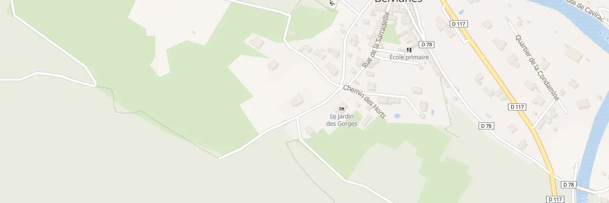 Plan du 197 La Loubatière à Belvianes-et-Cavirac