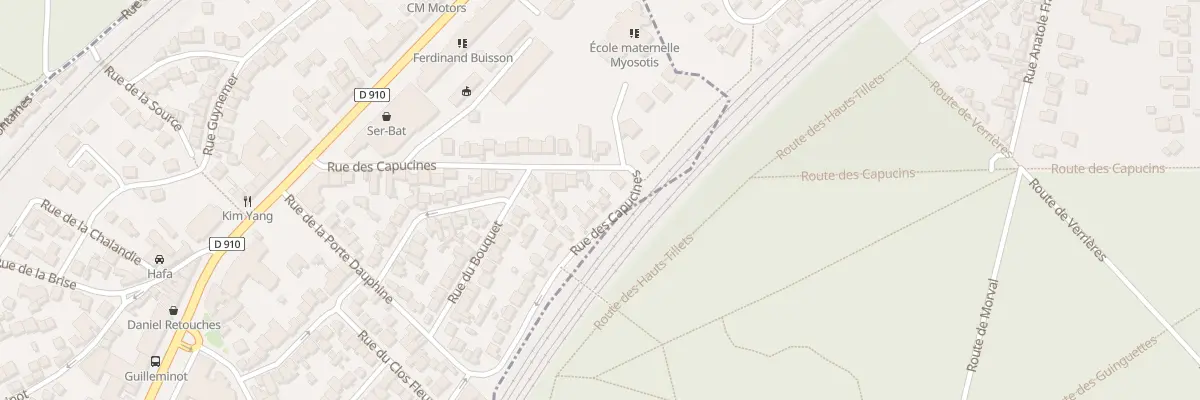 Plan du 55 Rue des Capucines à Chaville