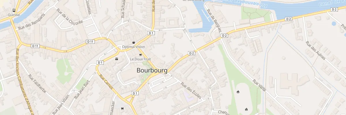Plan du 5 Rue de Bergues à Bourbourg