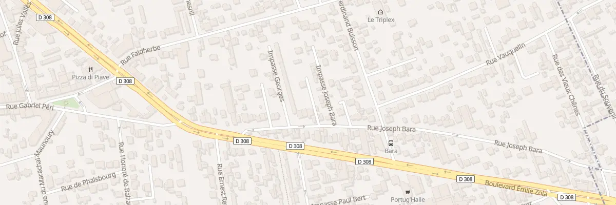 Plan du 19 Rue Joseph Bara à Houilles