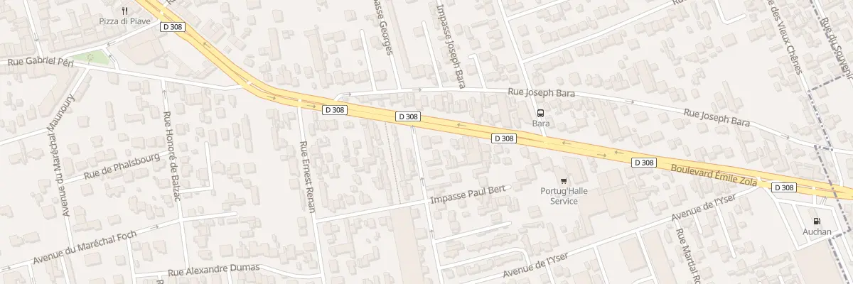Plan du 1B Rue Paul Bert à Houilles