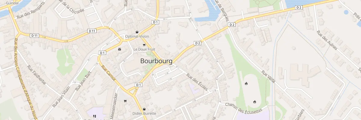 Plan du 2 Rue de Bergues à Bourbourg