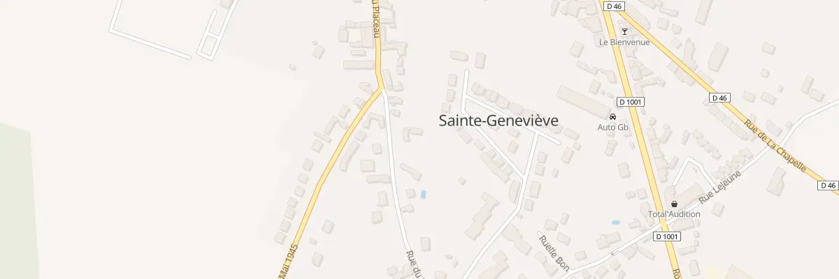 Plan du 17 Rue du Placeau à Sainte-Geneviève