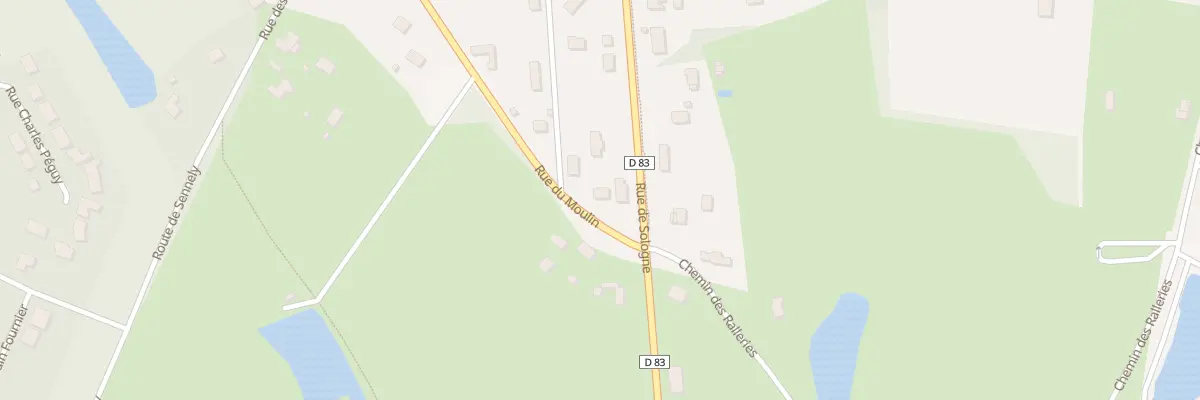 Plan du 25 Rue du Moulin à Tigy