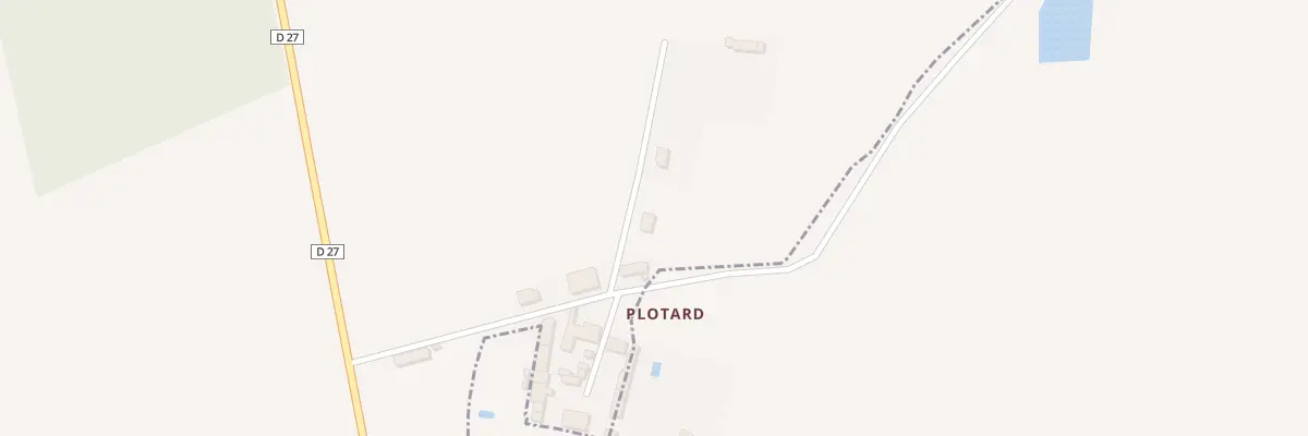 Plan du 22B Plotard à Sainte-Thorette