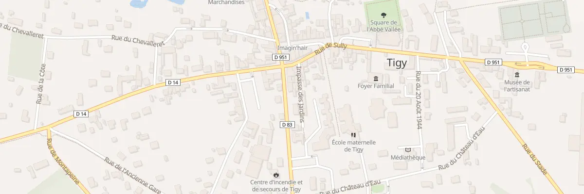 Plan du 3 Rue de Sologne à Tigy