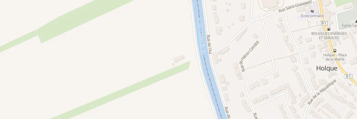 Plan du 2634 Rue de l’Aa à Ruminghem