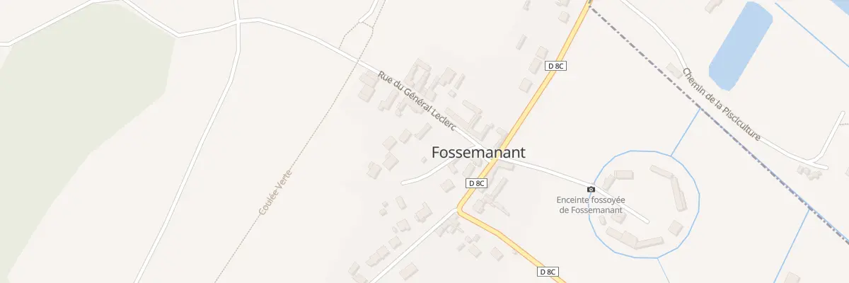 Plan du 71 Rue du Géneral Leclerc à Fossemanant