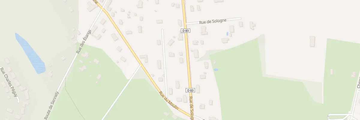 Plan du 50 Rue de Sologne à Tigy