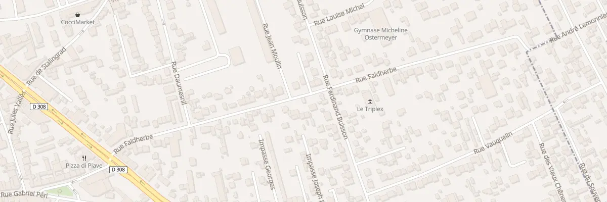 Plan du 30T Rue Faidherbe à Houilles