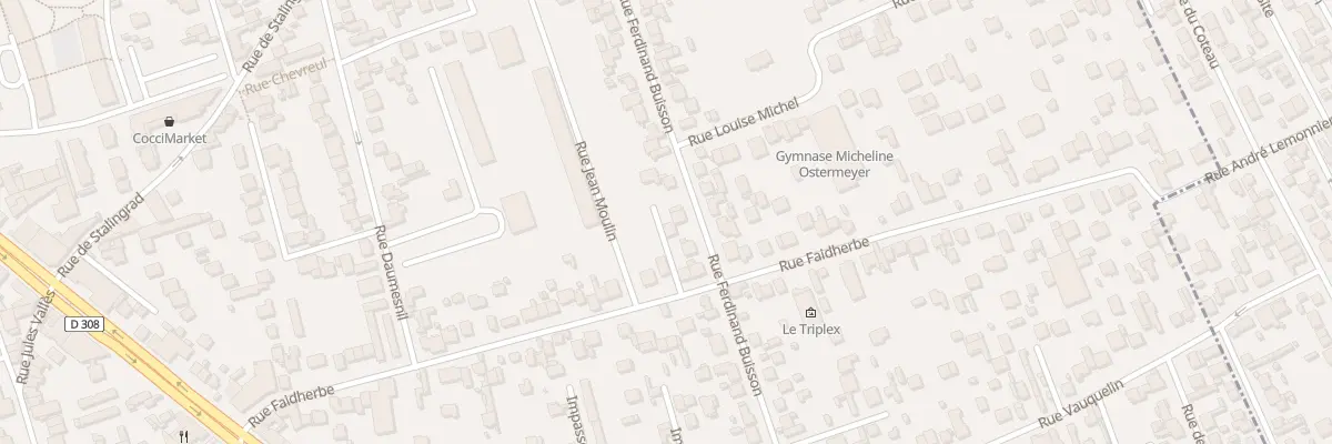 Plan du 45 Rue Faidherbe à Houilles