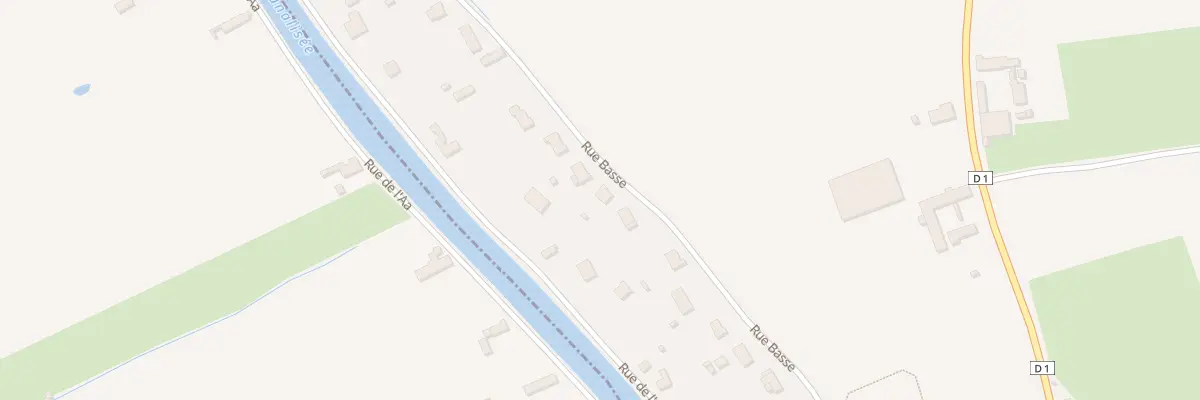 Plan du 316 Rue Basse à Holque