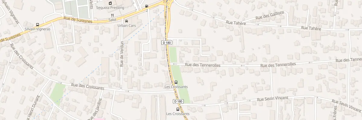 Plan du 160 Rue des Tennerolles à Saint-Cloud