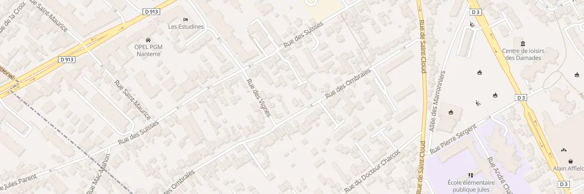 Plan du 58 Rue des Ombraies à Nanterre
