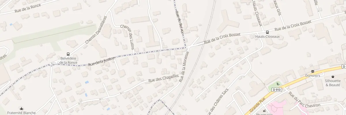 Plan du 26 Rue de la Justice à Sèvres