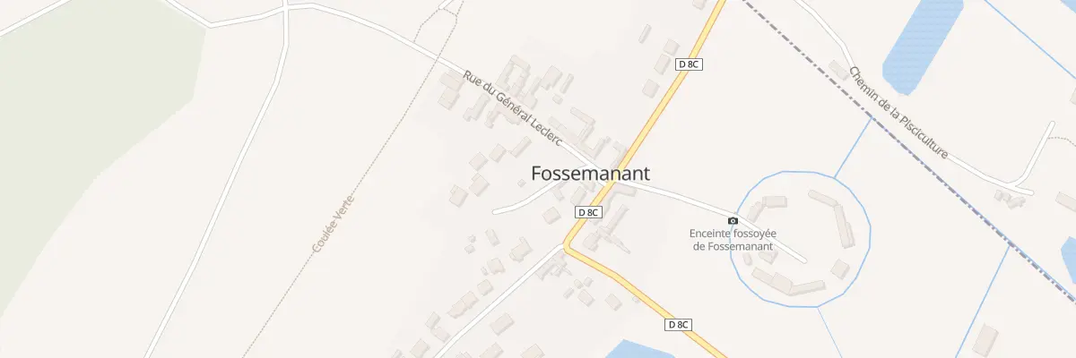 Plan du 49 Rue du Géneral Leclerc à Fossemanant