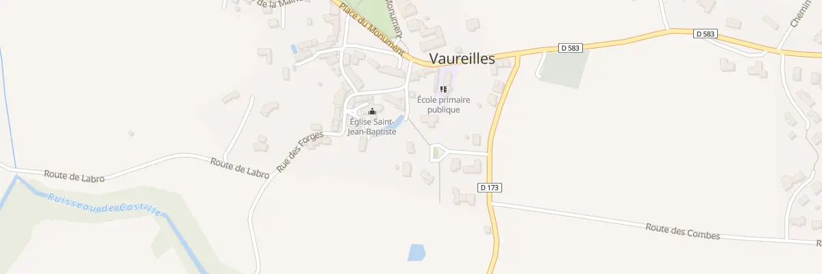 Plan du 4 Lotissement du Chateau à Vaureilles