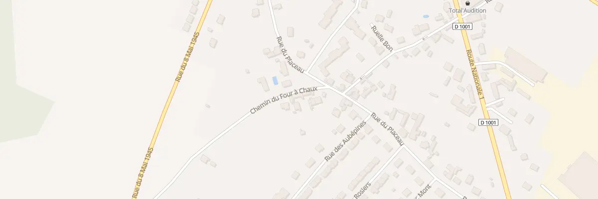 Plan du 34 Rue du Placeau à Sainte-Geneviève
