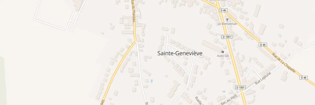 Plan du 50 Rue des Orchidées à Sainte-Geneviève