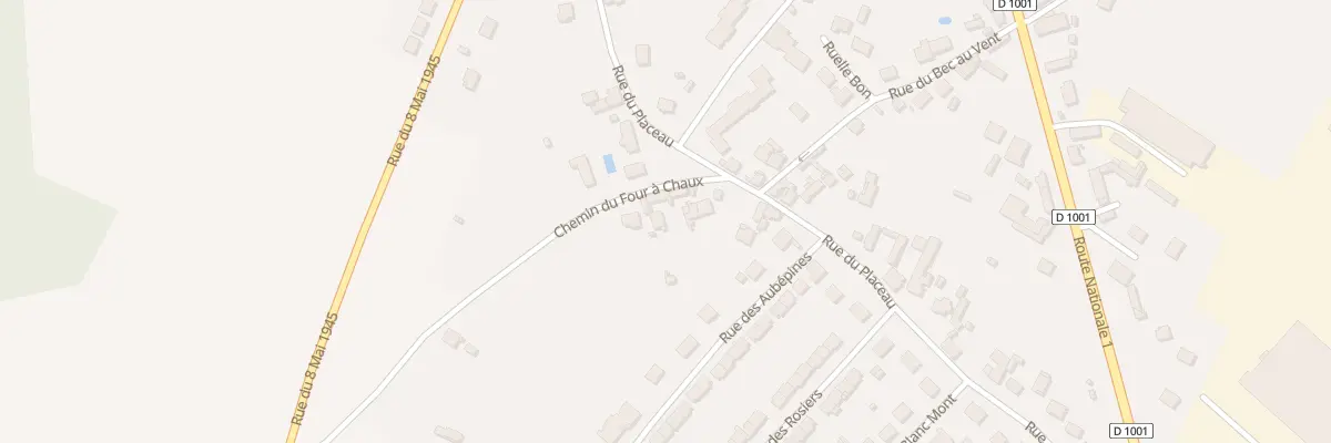 Plan du 34B Rue du Placeau à Sainte-Geneviève