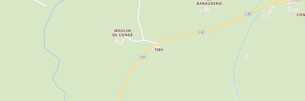 Plan du 51 Tiby à La Celle-Condé