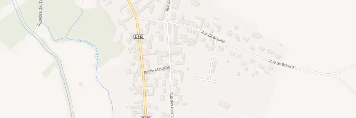 Plan du 3 Rue des Hermittes à Laversines