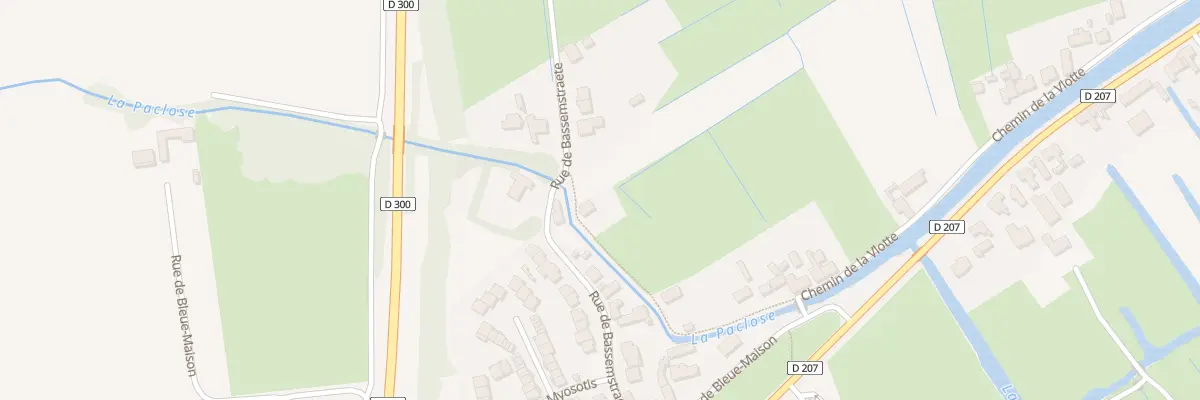 Plan du 99 Rue de Bassemstraète à Éperlecques