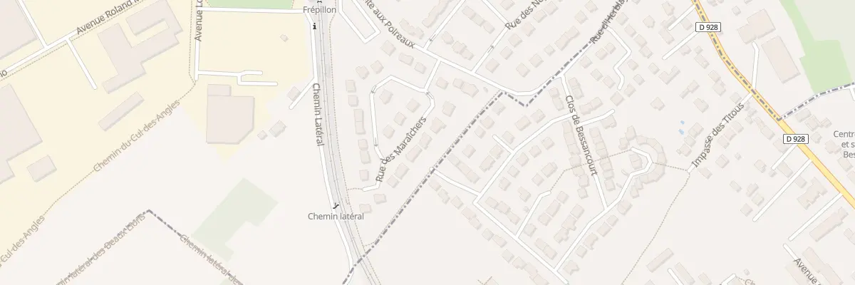 Plan du 30 Rue des Maraichers à Frépillon