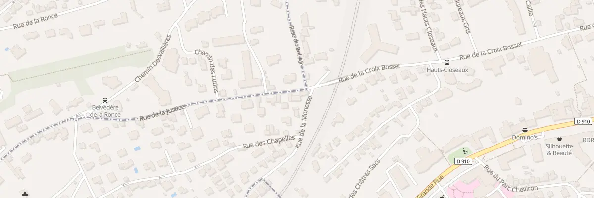 Plan du 28 Rue de la Justice à Sèvres