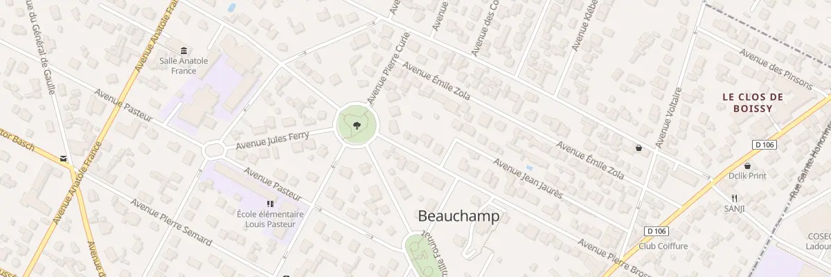 Plan du 36 Av Pierre Brossolette à Beauchamp