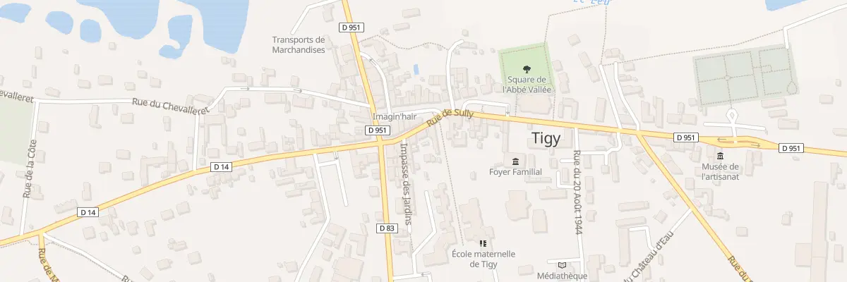 Plan du 8 Rue de Sully à Tigy